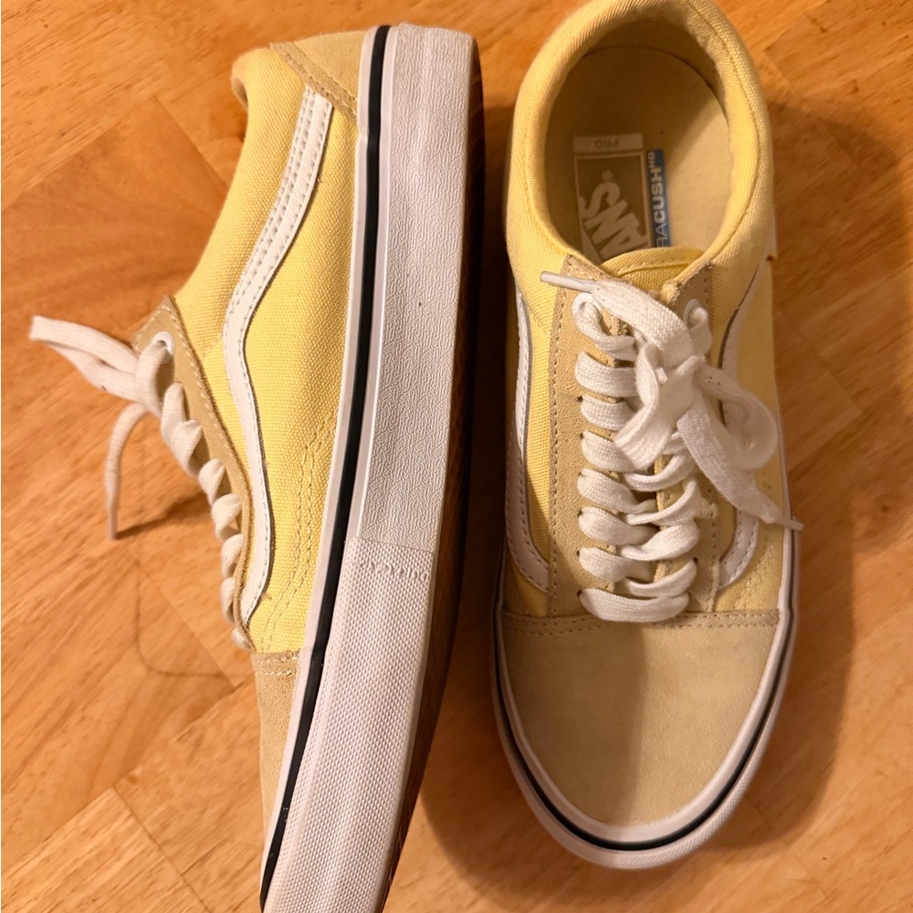 Vans PRO Classic Yellow/White, suede toe